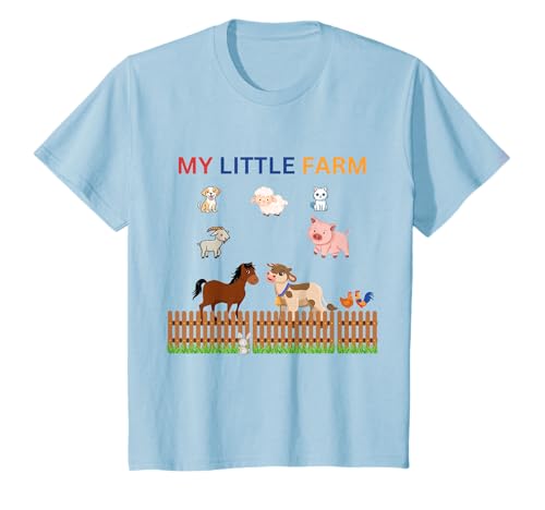 My little Farm Tiere Bauernhof Pferd Kuh Schaf Ziege Kinder T-Shirt My little Farm Tiere Bauernhof Pferd Kuh Schaf Ziege Kinder T-Shirt von JST