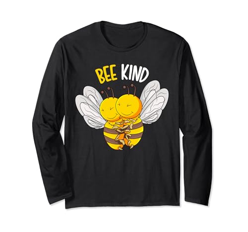 Bee Kind Bienen Kinder Mädchen Damen Langarmshirt von Süße Bienen Liebhaber Geschenke