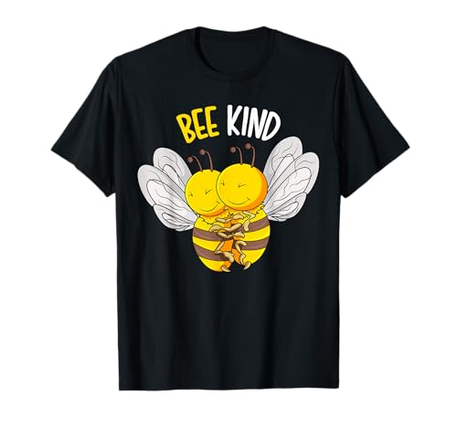 Bee Kind Bienen Kinder Mädchen Damen T-Shirt Bee Kind Bienen Kinder Mädchen Damen T-Shirt von Süße Bienen Liebhaber Geschenke