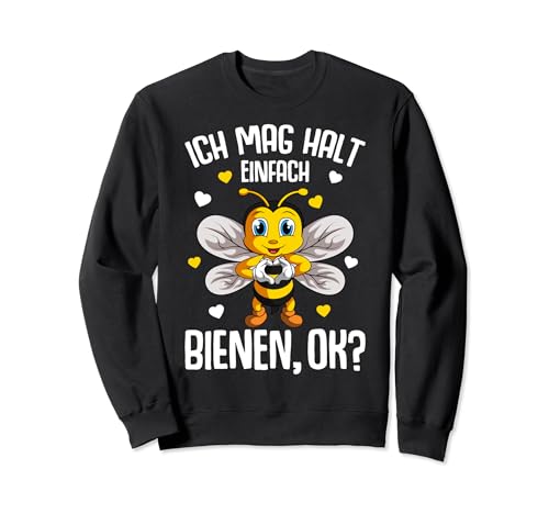 Ich mag halt Bienen Kinder Damen Mädchen Biene Sweatshirt von Süße Bienen Liebhaber Geschenke