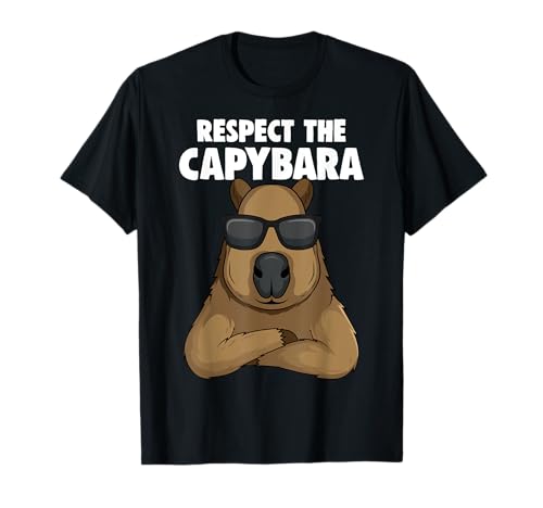 Capybara Jungs Kinder Damen T-Shirt von Süße Capybara Liebhaber Geschenke