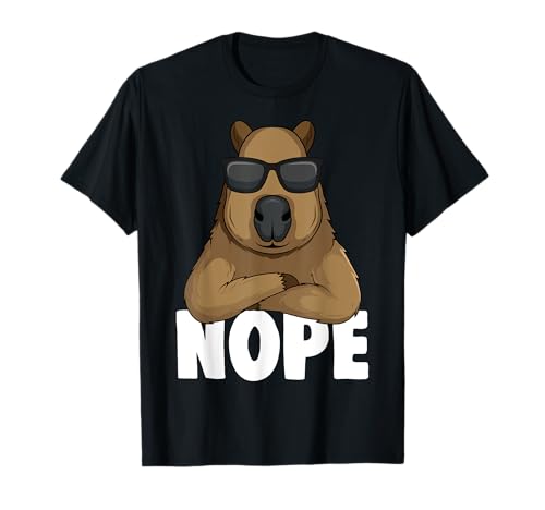 Capybara Kinder Jungen Mädchen Damen T-Shirt von Süße Capybara Liebhaber Geschenke