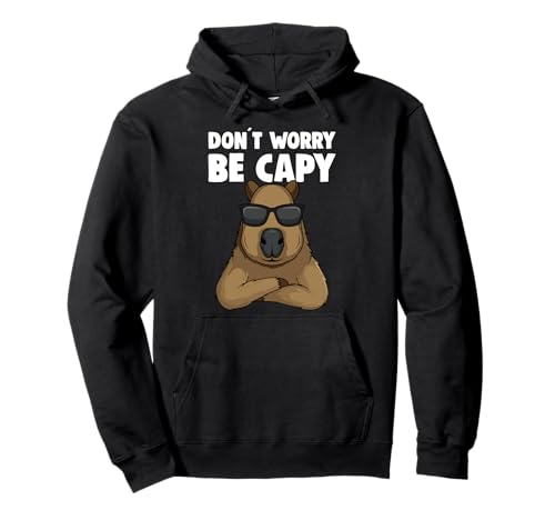Capybara Kinder Jungs Damen Pullover Hoodie von Süße Capybara Liebhaber Geschenke
