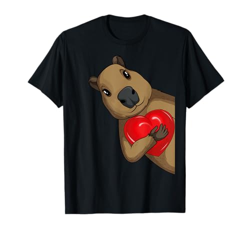Capybara Kinder Mädchen Damen T-Shirt von Süße Capybara Liebhaber Geschenke