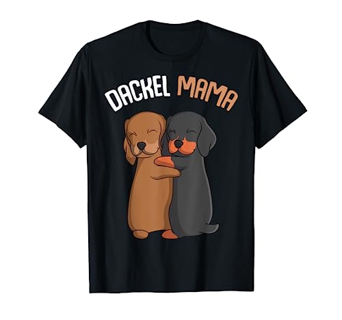 Dackel Mama Dachshund Hundehalterin Damen T-Shirt von Süße Dackel Hunde Design Geschenke