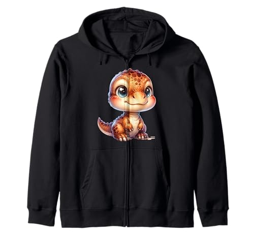 Kawaii Dinosaurier für Kinder Dino Motiv Kapuzenjacke von Süße Dino Designs für Kinder Jungen Mädchen