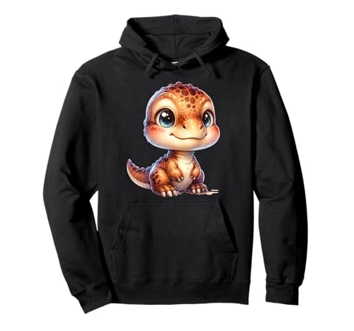 Kawaii Dinosaurier für Kinder Dino Motiv Pullover Hoodie von Süße Dino Designs für Kinder Jungen Mädchen
