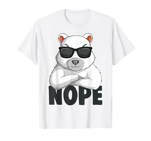Eisbär Kinder Jungen Mädchen Damen T-Shirt von Süße Eisbär Liebhaber Geschenke
