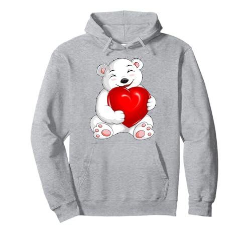 Eisbär Mädchen Damen Kinder Pullover Hoodie von Süße Eisbär Liebhaber Geschenke