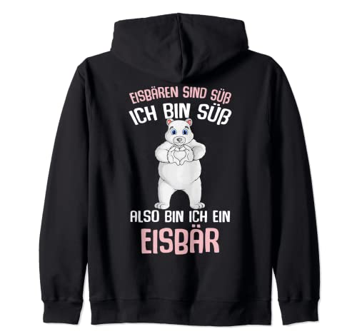 Eisbären sind süß Eisbär Kinder Damen Herren Kapuzenjacke von Süße Eisbär Liebhaber Geschenke
