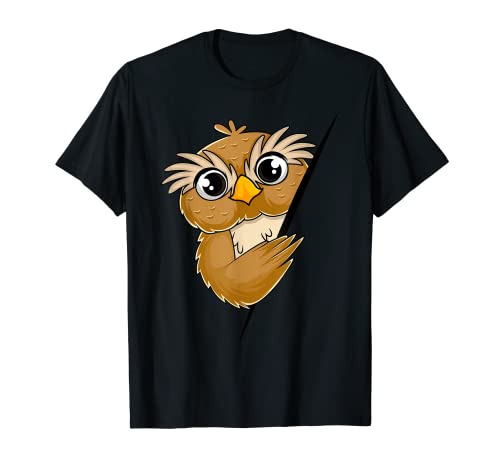 Eulen Kinder Damen Jungen Mädchen T-Shirt von Süße Eulen Designs & Geschenkideen