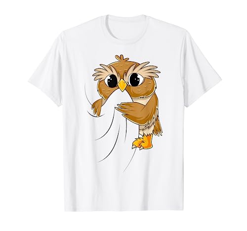 Eulen Liebhaber Kinder Damen Mädchen Eule T-Shirt von Süße Eulen Designs & Geschenkideen