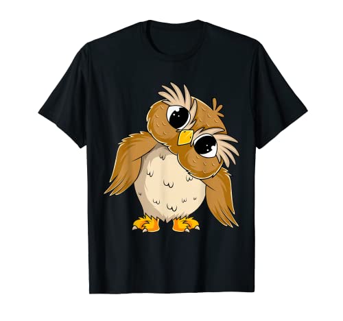 Eulen Liebhaber Mädchen Kinder Eule T-Shirt von Süße Eulen Designs & Geschenkideen