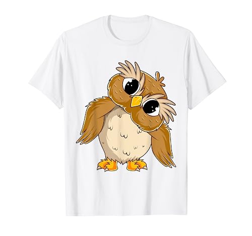 Eulen Liebhaber Mädchen Kinder Eule T-Shirt von Süße Eulen Designs & Geschenkideen