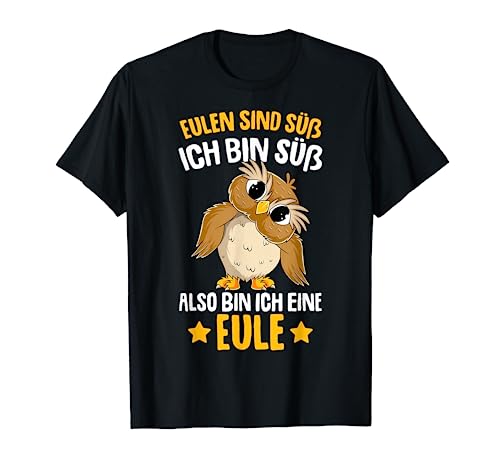 Eulen sind süß Kinder Mädchen Eule T-Shirt von Süße Eulen Designs & Geschenkideen