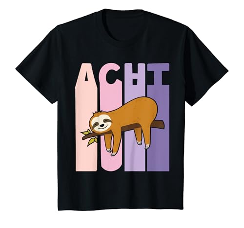 Kinder 8. Geburtstag Mädchen süßes Faultier 8 Jahre alt T-Shirt von Süße Faultier Mädchen Geburtstag Designs