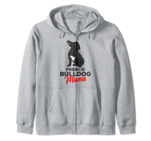 Französische Bulldogge Mama Frenchie Frauchen Kapuzenjacke von Süße Französische Bulldoggen Geschenke