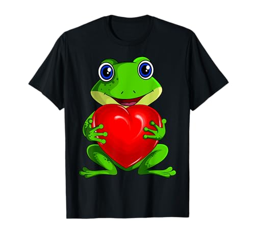 Frosch Damen Kinder Mädchen Frösche T-Shirt von Süße Frosch Liebhaber Geschenke