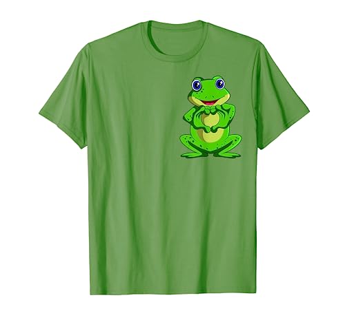 Frosch Damen Mädchen Kinder Frösche T-Shirt von Süße Frosch Liebhaber Geschenke