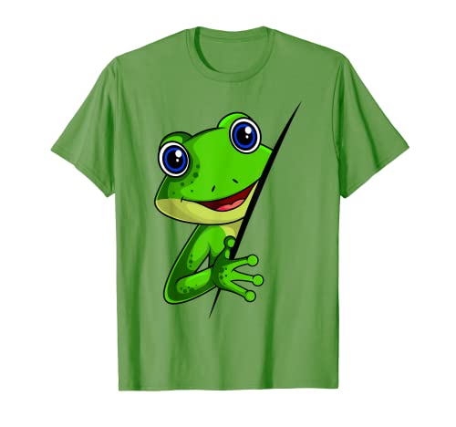 Frosch Kinder Jungen Mädchen Frösche T-Shirt von Süße Frosch Liebhaber Geschenke