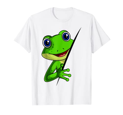 Frosch Kinder Jungen Mädchen Frösche T-Shirt von Süße Frosch Liebhaber Geschenke