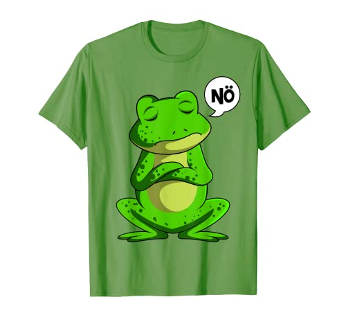 Frosch Nö Frösche Kinder Jungen Mädchen T-Shirt von Süße Frosch Liebhaber Geschenke