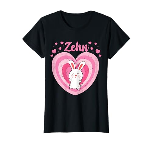 10. Geburtstag Mädchen Süßes Hase Kaninchen Motiv 10 Jahre T-Shirt 10. Geburtstag Mädchen Süßes Hase Kaninchen Motiv 10 Jahre T-Shirt von Süße Geburtstag Hase Kaninchen Geschenke Mädchen