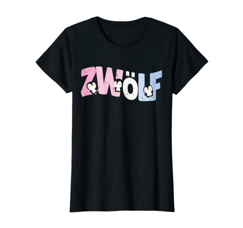 12. Geburtstag Mädchen Süßes Pinguin Herz Motiv 12 Jahre T-Shirt 12. Geburtstag Mädchen Süßes Pinguin Herz Motiv 12 Jahre T-Shirt von Süße Geburtstag Pinguin Geschenkidee Mädchen