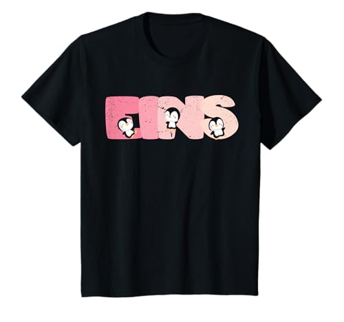 1. Geburtstag Mädchen Süßes Pinguin Herz Motiv 1 Jahre T-Shirt 1. Geburtstag Mädchen Süßes Pinguin Herz Motiv 1 Jahre T-Shirt von Süße Geburtstag Pinguin Geschenkidee Mädchen