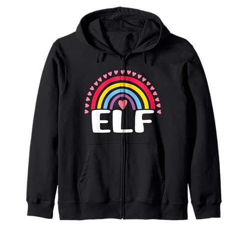 11. Geburtstag süßes Regenbogen Mädchen 11 Jahre alt Kapuzenjacke von Süße Geburtstagsgeschenke für Mädchen Regenbogen