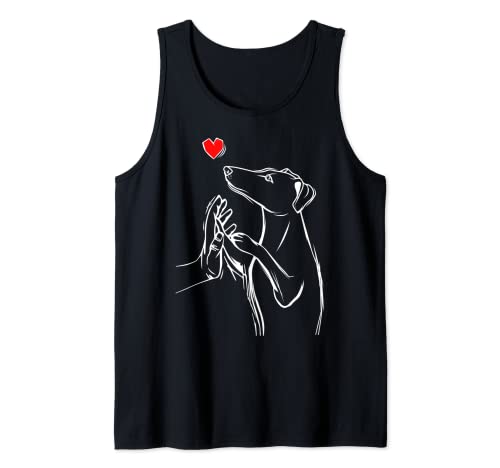 Windhund Greyhound Hunde Frauchen Damen Tank Top von Süße Greyhound Hund Geschenke