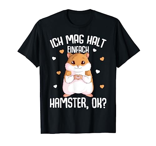 Hamster Ich mag halt Hamster Mädchen Frauen Kinder T-Shirt von Süße Hamster & Haustier Geschenke