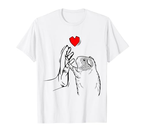 Hamster Liebe Goldhamster Zwerghamster Mädchen Frauen T-Shirt von Süße Hamster & Haustier Geschenke