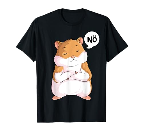 Hamster ironischer sarkastischer Spruch Nö Frauen Kinder T-Shirt von Süße Hamster & Haustier Geschenke