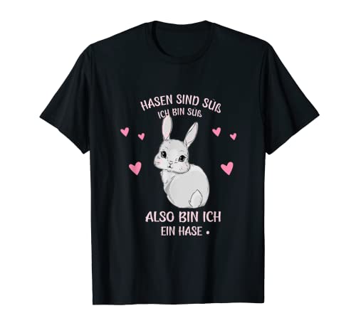 Hasen sind süß kleine Häschen Mädchen Kaninchen T-Shirt Hasen sind süß kleine Häschen Mädchen Kaninchen T-Shirt von Süße Hasen Geschenke & Outfits