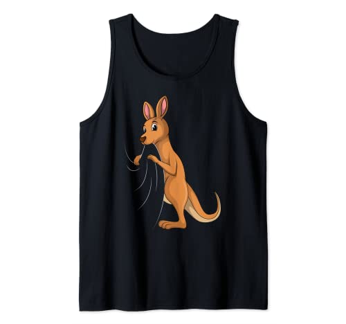 Känguru Kinder Jungen Mädchen Damen Tank Top Känguru Kinder Jungen Mädchen Damen Tank Top von Süße Känguru Liebhaber Geschenke