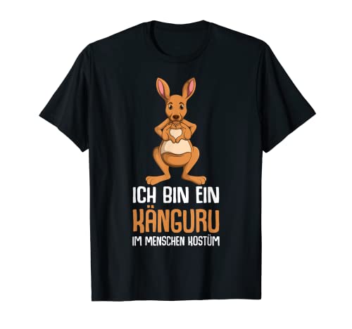 Känguru Kostüm Kinder Mädchen Damen T-Shirt Känguru Kostüm Kinder Mädchen Damen T-Shirt von Süße Känguru Liebhaber Geschenke