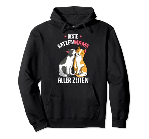 Beste Katzenmama aller Zeiten Katzen Mama Katze Damen Pullover Hoodie von Süße Katzen & Haustier Geschenkideen