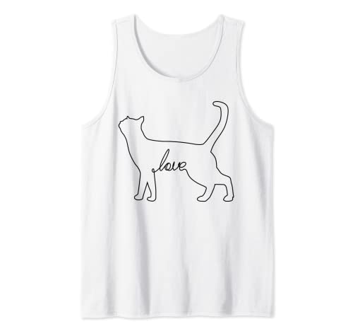 Katzen Liebe Katzenliebhaber Kätzchen Damen Mädchen Kinder Tank Top von Süße Katzen & Haustier Geschenkideen