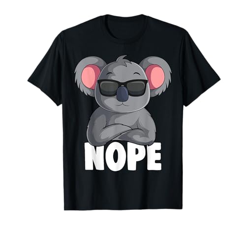 Koala Nope Koalabär Kinder Mädchen Damen T-Shirt von Süße Koala Liebhaber Geschenke