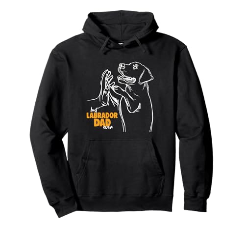 Labrador Golden Retriever Labrador Dad Herren Pullover Hoodie von Süße Labrador Geschenke