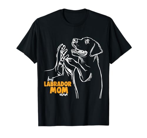 Labrador Golden Retriever Labrador Mom Damen T-Shirt von Süße Labrador Geschenke