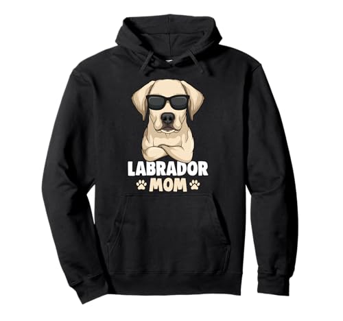Labrador Hunde Mama Lab Mom Frauchen Frauen Pullover Hoodie von Süße Labrador Geschenke