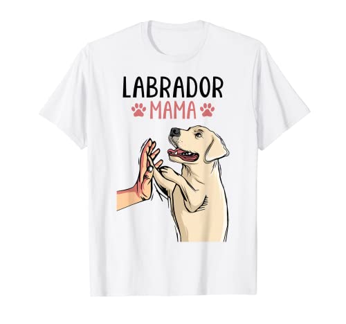 Labrador Mama Hunde Frauchen Muttertag Frauen T-Shirt von Süße Labrador Geschenke