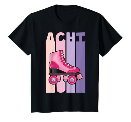Kinder 8. Geburtstag Mädchen süßes Rollschuh Roller 8 Jahre alt T-Shirt Kinder 8. Geburtstag Mädchen süßes Rollschuh Roller 8 Jahre alt T-Shirt von Süße Mädchen Rollschuh Fahrer Geburtstag Designs