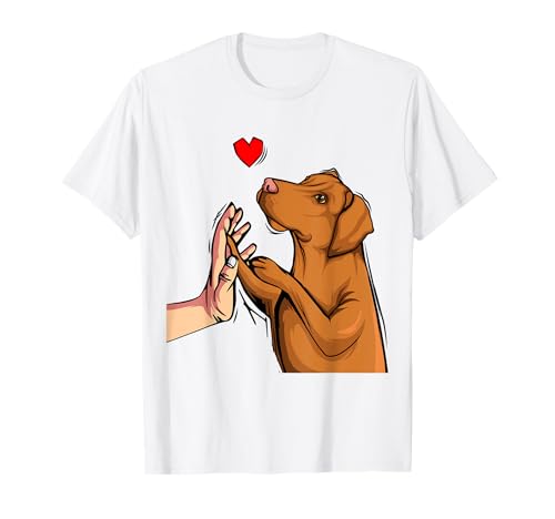 Magyar Vizsla Liebe Hunde Mama Frauchen T-Shirt von Süße Magyar Vizsla Geschenke