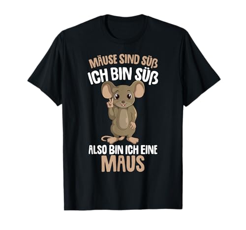 Mäuse sind süß Damen Kinder Mädchen Maus T-Shirt Mäuse sind süß Damen Kinder Mädchen Maus T-Shirt von Süße Maus & Haustier Geschenke