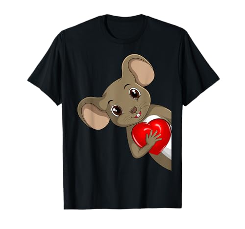 Maus Damen Kinder Mädchen Mäuse T-Shirt Maus Damen Kinder Mädchen Mäuse T-Shirt von Süße Maus & Haustier Geschenke