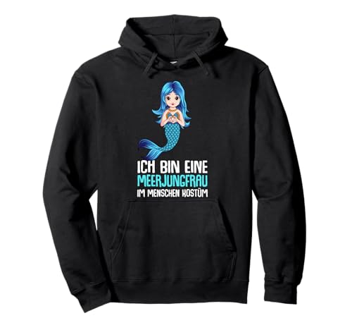Meerjungfrau Kostüm Mädchen Damen Kinder Pullover Hoodie von Süße Meerjungfrau Geschenke