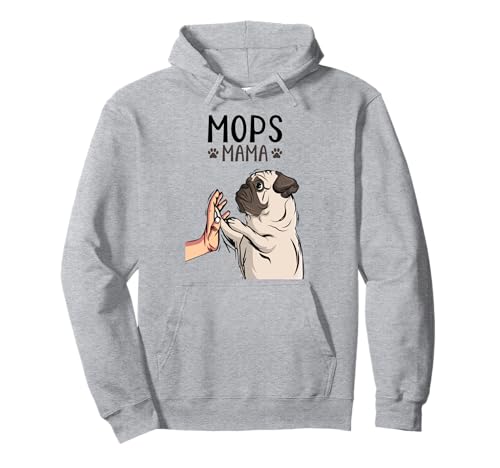 Mops Mama Hundehalterin Frauchen Damen Pullover Hoodie Mops Mama Hundehalterin Frauchen Damen Pullover Hoodie von Süße Mops Hund Geschenke